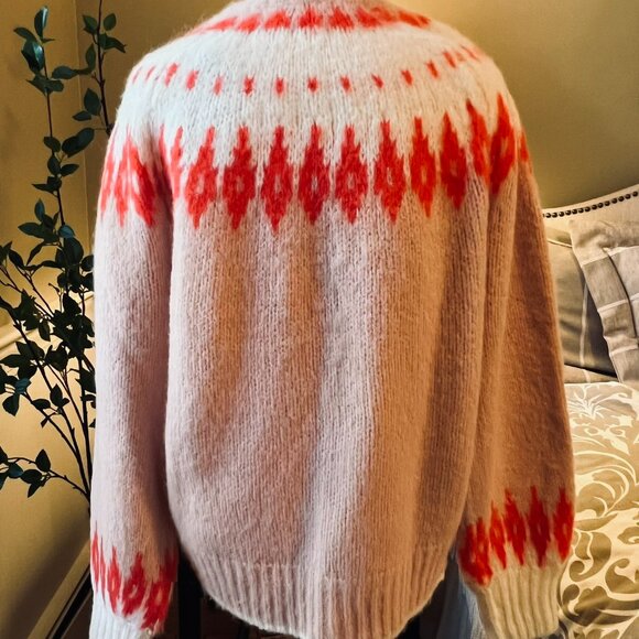 AllSaints Falka Fairisle Jumper Sweater - Picture 5 of 8